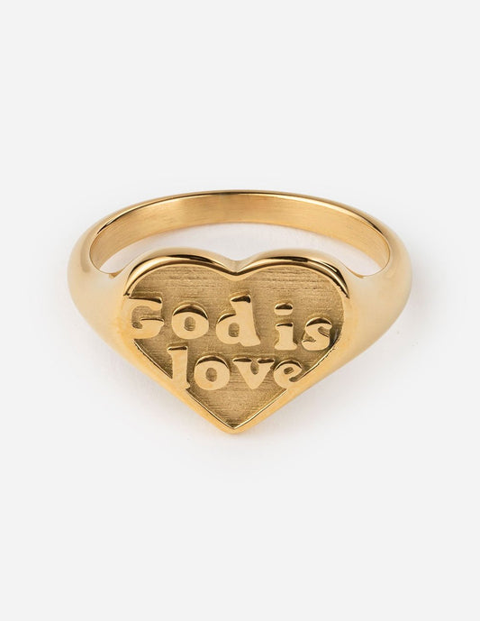 Elevated Faith Gold God is Love Ring - AVBL MRKT (1)