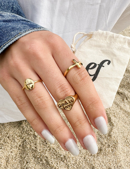 Elevated Faith Gold God is Love Ring - AVBL MRKT (2)
