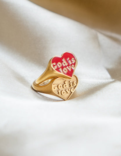 Elevated Faith Gold God is Love Ring - AVBL MRKT (3)