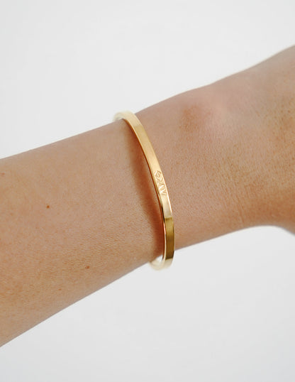 Elevated Faith Gold Highs and Lows Cuff Bracelet - AVBL MRKT (5)