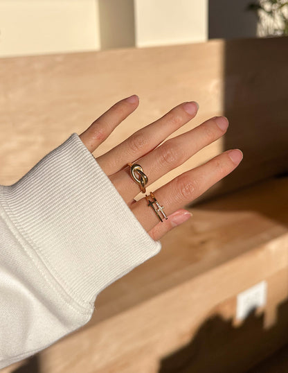Elevated Faith Gold Knot Ring - AVBL MRKT (4)