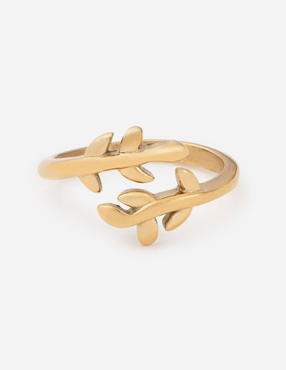 Elevated Faith Gold Olive Branch Ring - AVBL MRKT (1)