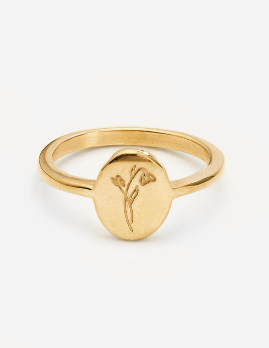 Elevated Faith Gold Wildflower Ring - AVBL MRKT (1)