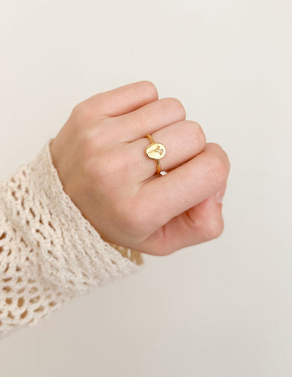 Elevated Faith Gold Wildflower Ring - AVBL MRKT (3)