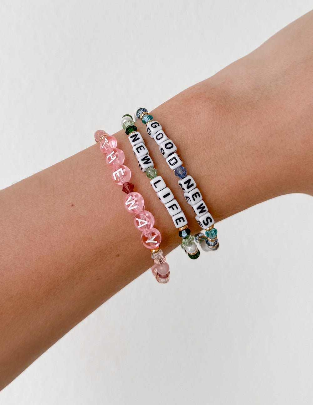 Elevated Faith Good News Letter Bracelet - AVBL MRKT (2)