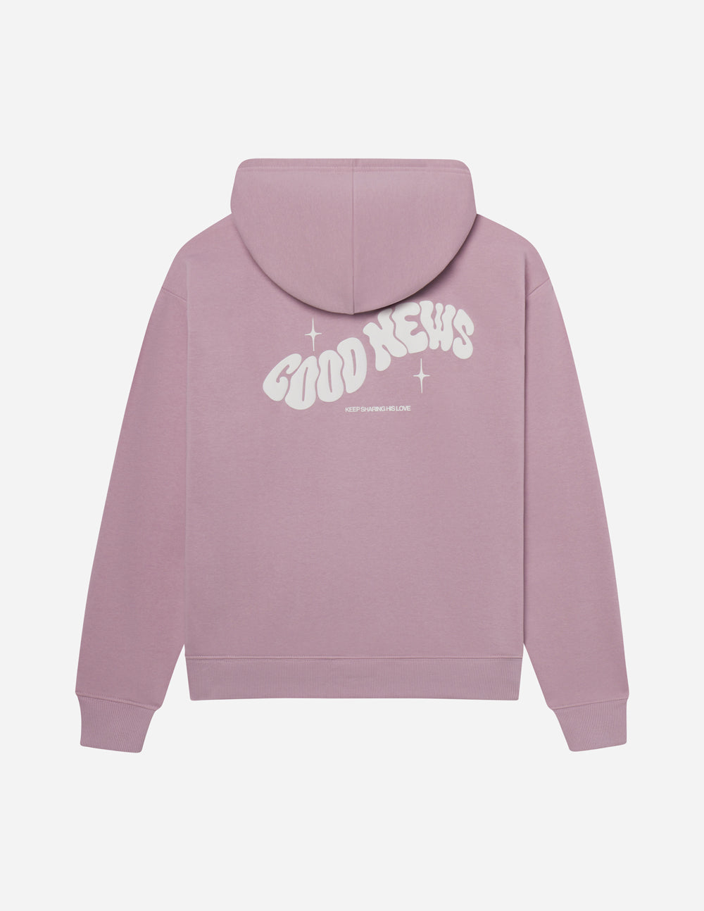 Elevated Faith Good News Pink Unisex Hoodie - AVBL MRKT (1)