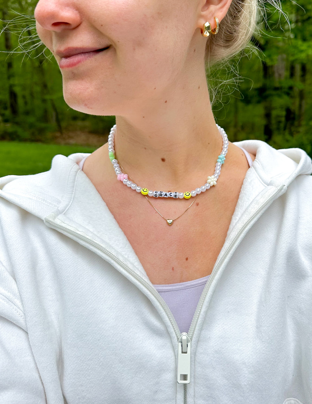 Elevated Faith Grace Letter Necklace - AVBL MRKT (2)