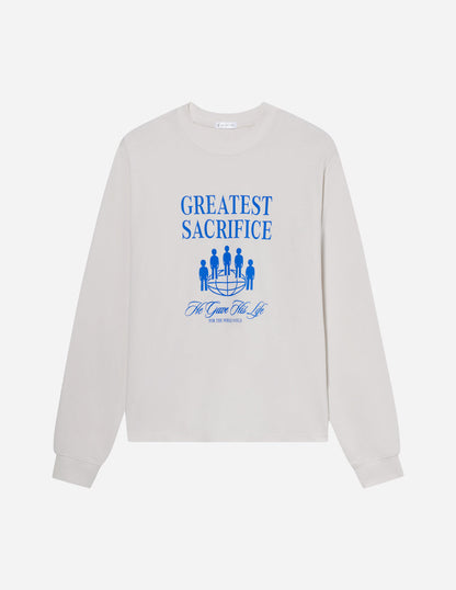 Elevated Faith Greatest Sacrifice LS Unisex Tee - AVBL MRKT (1)