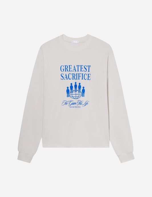 Elevated Faith Greatest Sacrifice LS Unisex Tee - AVBL MRKT (1)