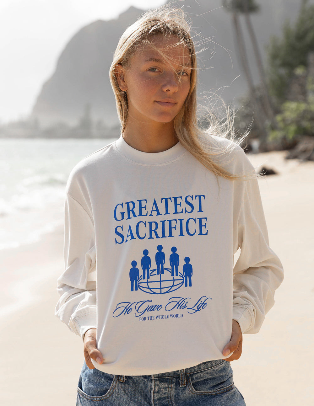 Elevated Faith Greatest Sacrifice LS Unisex Tee - AVBL MRKT (2)