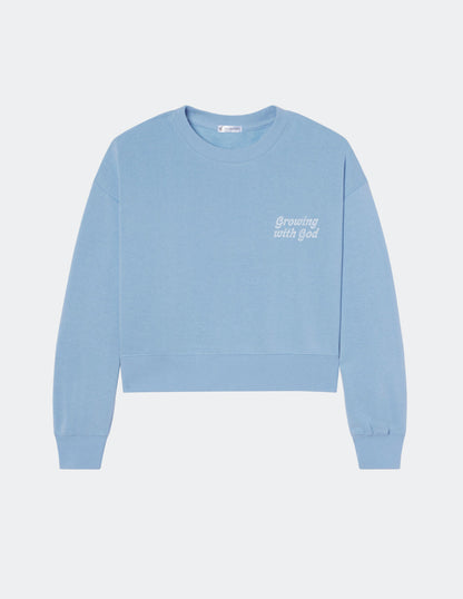 Elevated Faith Growing With God Cropped Crewneck - AVBL MRKT (5)