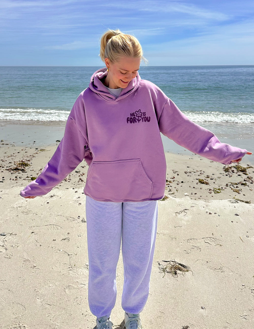 Elevated Faith He Is With You Unisex Hoodie - AVBL MRKT (10)
