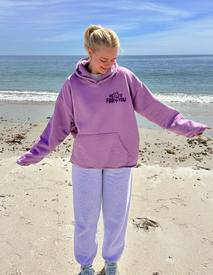 Elevated Faith He Is With You Unisex Hoodie - AVBL MRKT (10)