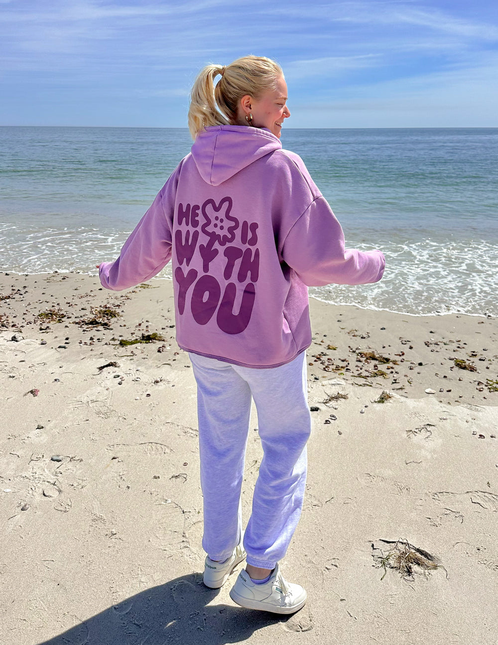 Elevated Faith He Is With You Unisex Hoodie - AVBL MRKT (9)