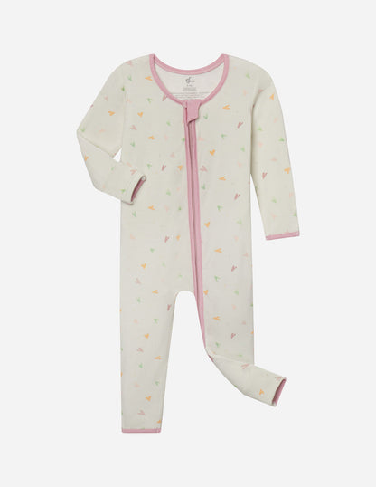 Elevated Faith Heart Bamboo Convertible Footed Onesie - AVBL MRKT (1)