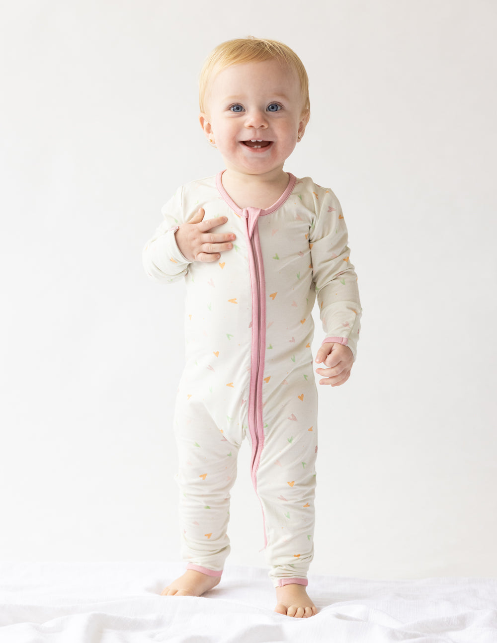 Elevated Faith Heart Bamboo Convertible Footed Onesie - AVBL MRKT (4)