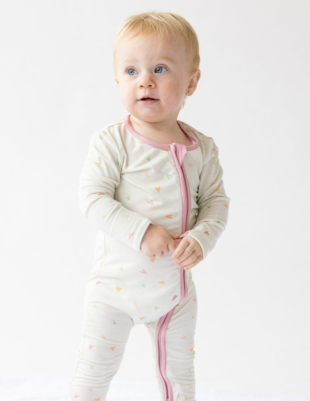 Elevated Faith Heart Bamboo Convertible Footed Onesie - AVBL MRKT (5)