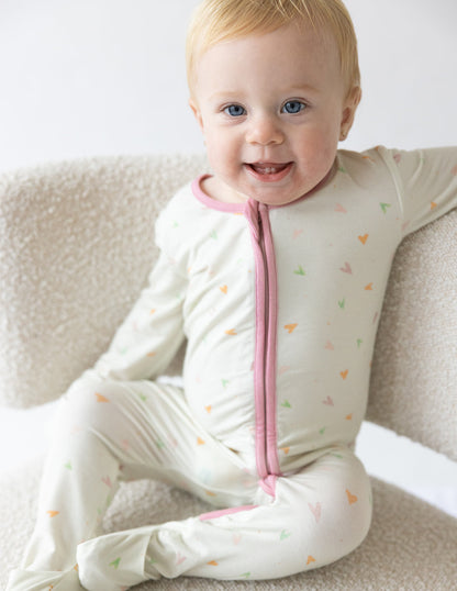 Elevated Faith Heart Bamboo Convertible Footed Onesie - AVBL MRKT (6)