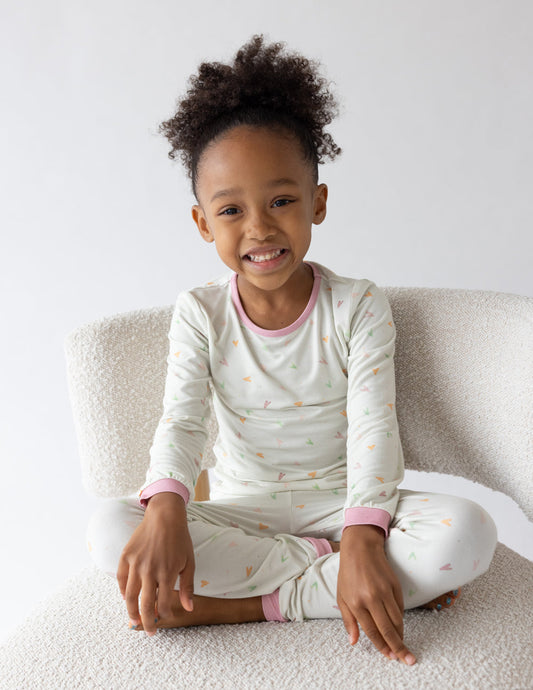 Elevated Faith Heart Bamboo Kids Pajama Set - AVBL MRKT (1)