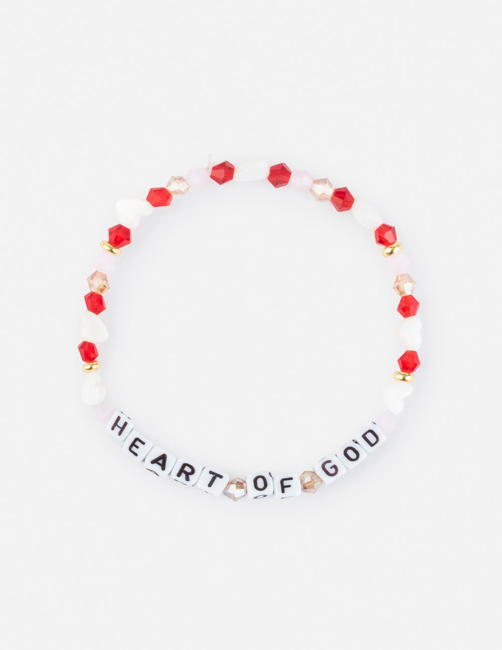 Elevated Faith Heart of God Letter Bracelet - AVBL MRKT (1)