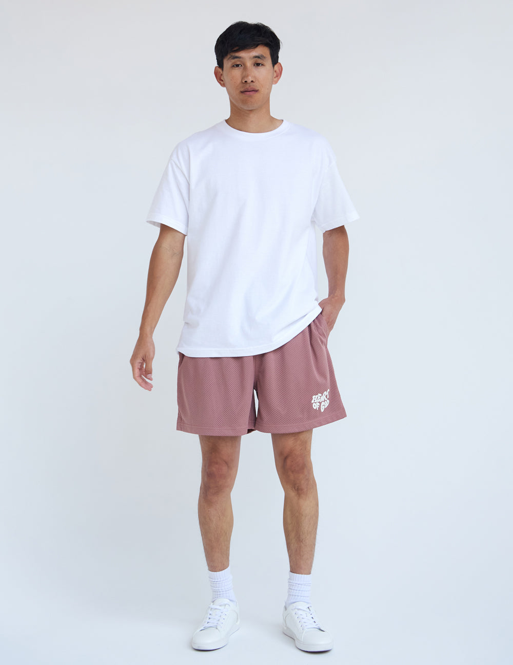 Elevated Faith Heart of God Unisex Mesh Short - AVBL MRKT (2)
