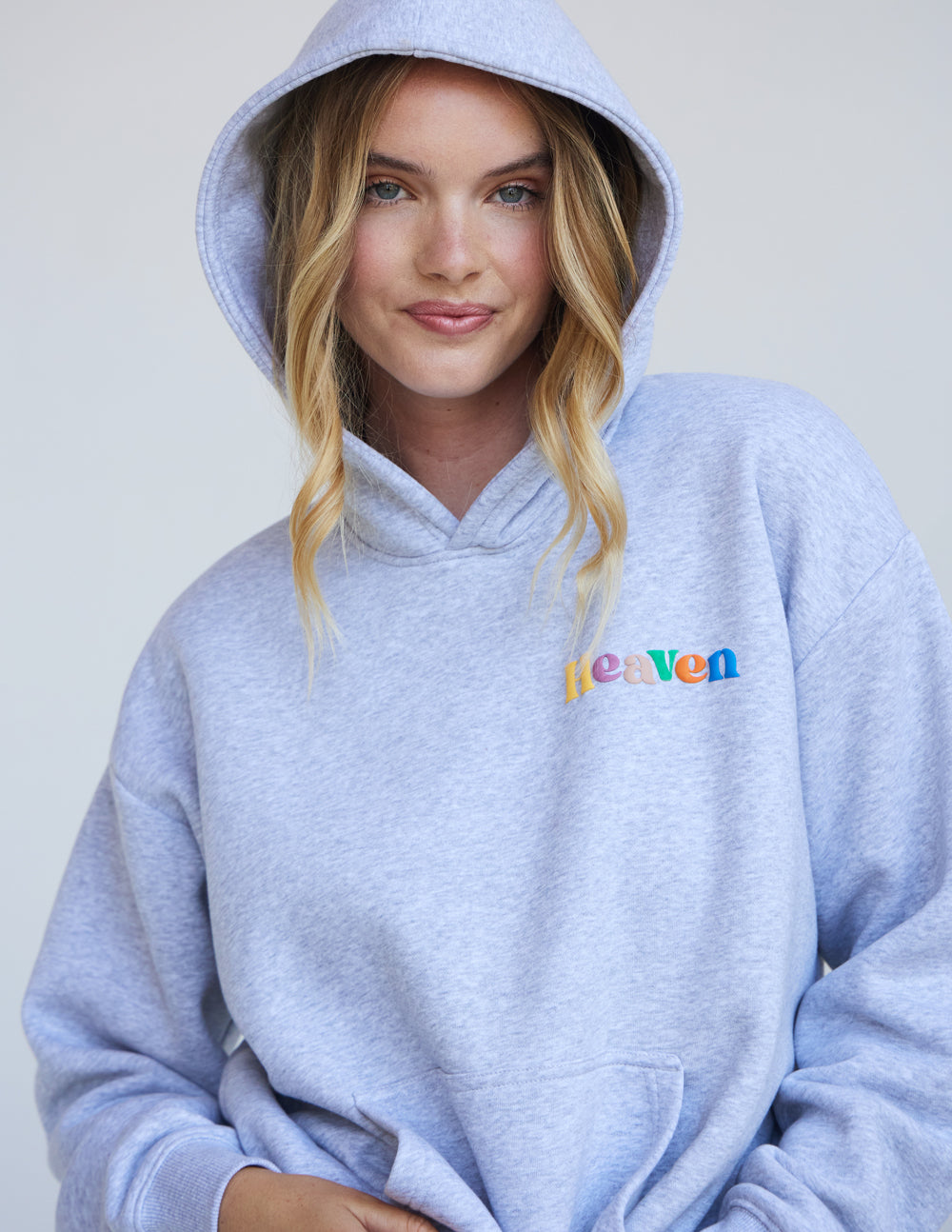 Elevated Faith Heaven Heather Grey Unisex Hoodie - AVBL MRKT (1)