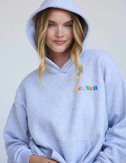 Elevated Faith Heaven Heather Grey Unisex Hoodie - AVBL MRKT (1)