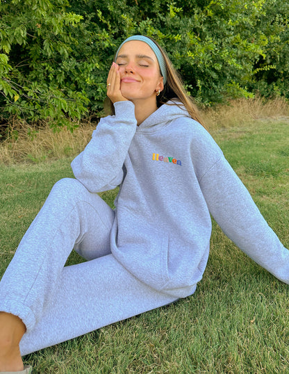 Elevated Faith Heaven Heather Grey Unisex Hoodie - AVBL MRKT (11)