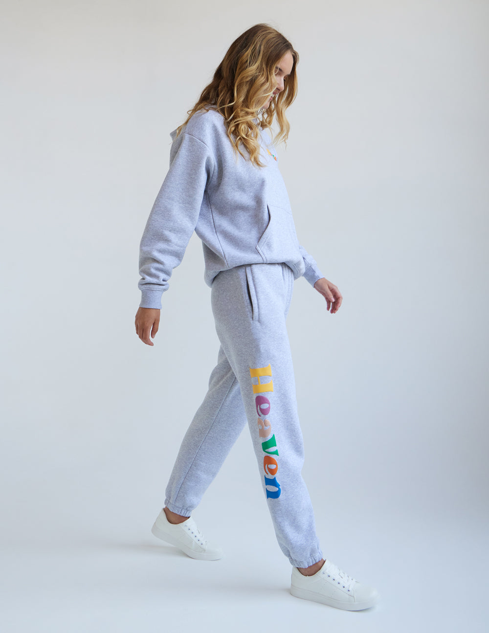 Elevated Faith Heaven Heather Grey Unisex Hoodie - AVBL MRKT (3)
