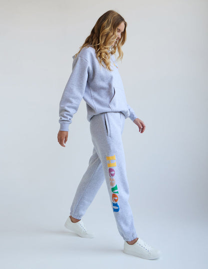Elevated Faith Heaven Heather Grey Unisex Hoodie - AVBL MRKT (3)