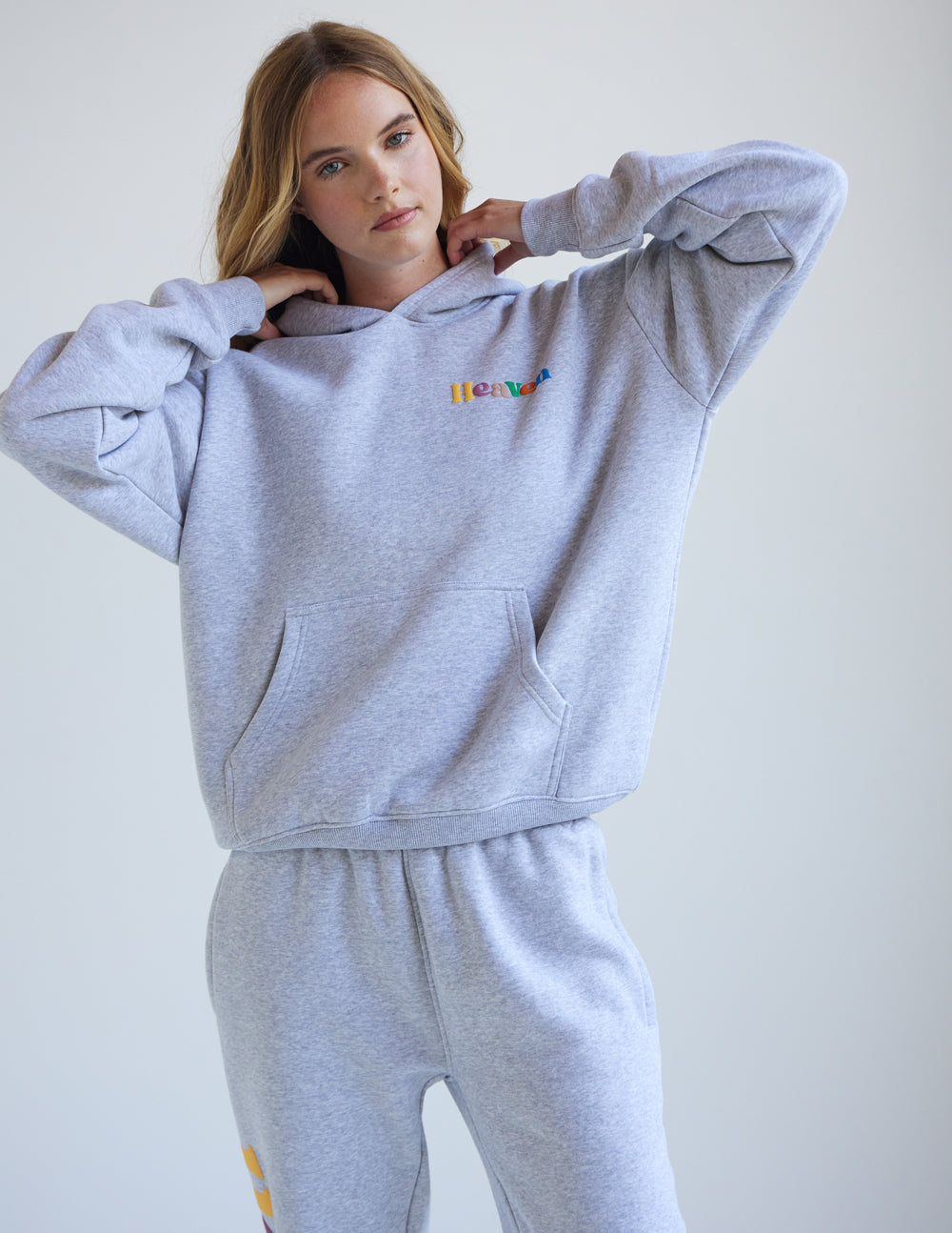 Elevated Faith Heaven Heather Grey Unisex Hoodie - AVBL MRKT (4)