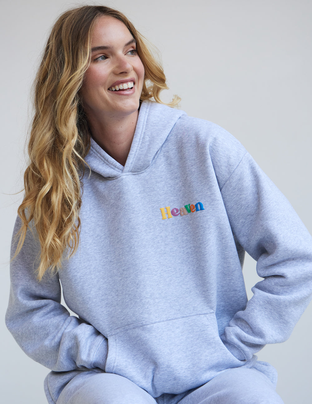 Elevated Faith Heaven Heather Grey Unisex Hoodie - AVBL MRKT (5)
