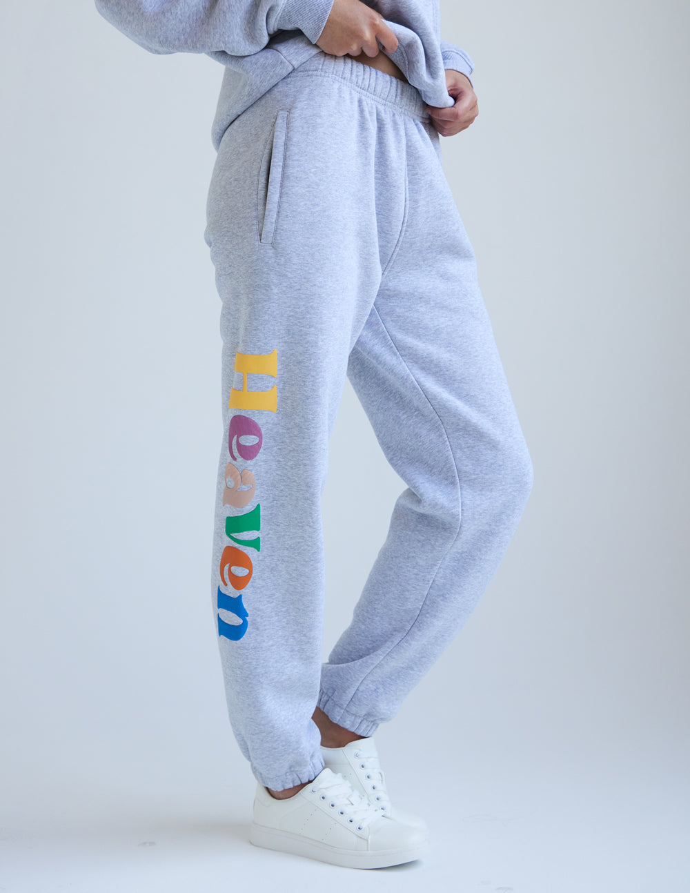 Elevated Faith Heaven Heather Grey Unisex Sweatpant - AVBL MRKT (2)