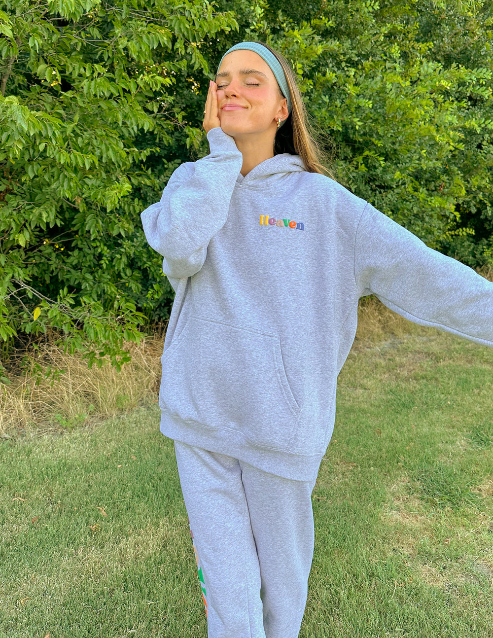 Elevated Faith Heaven Heather Grey Unisex Sweatpant - AVBL MRKT (9)