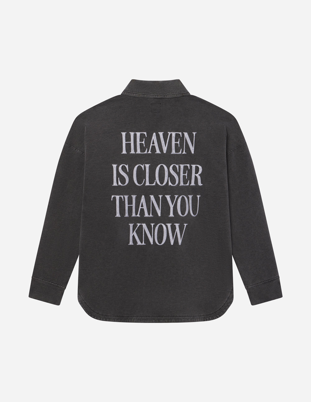 Elevated Faith Heaven Is Closer Shacket - AVBL MRKT (1)