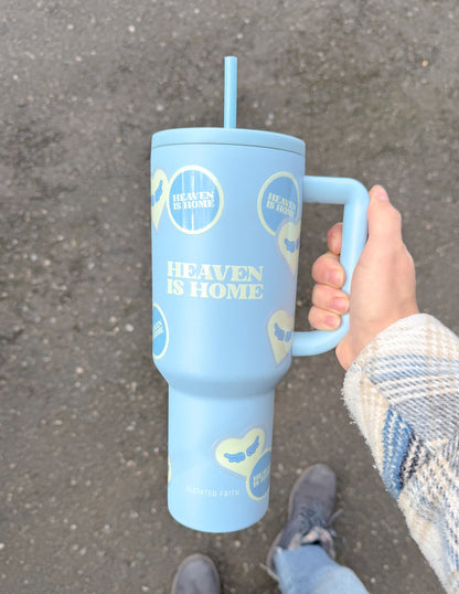 Elevated Faith Heaven Is Home 40 oz Ascend Tumbler - AVBL MRKT (2)