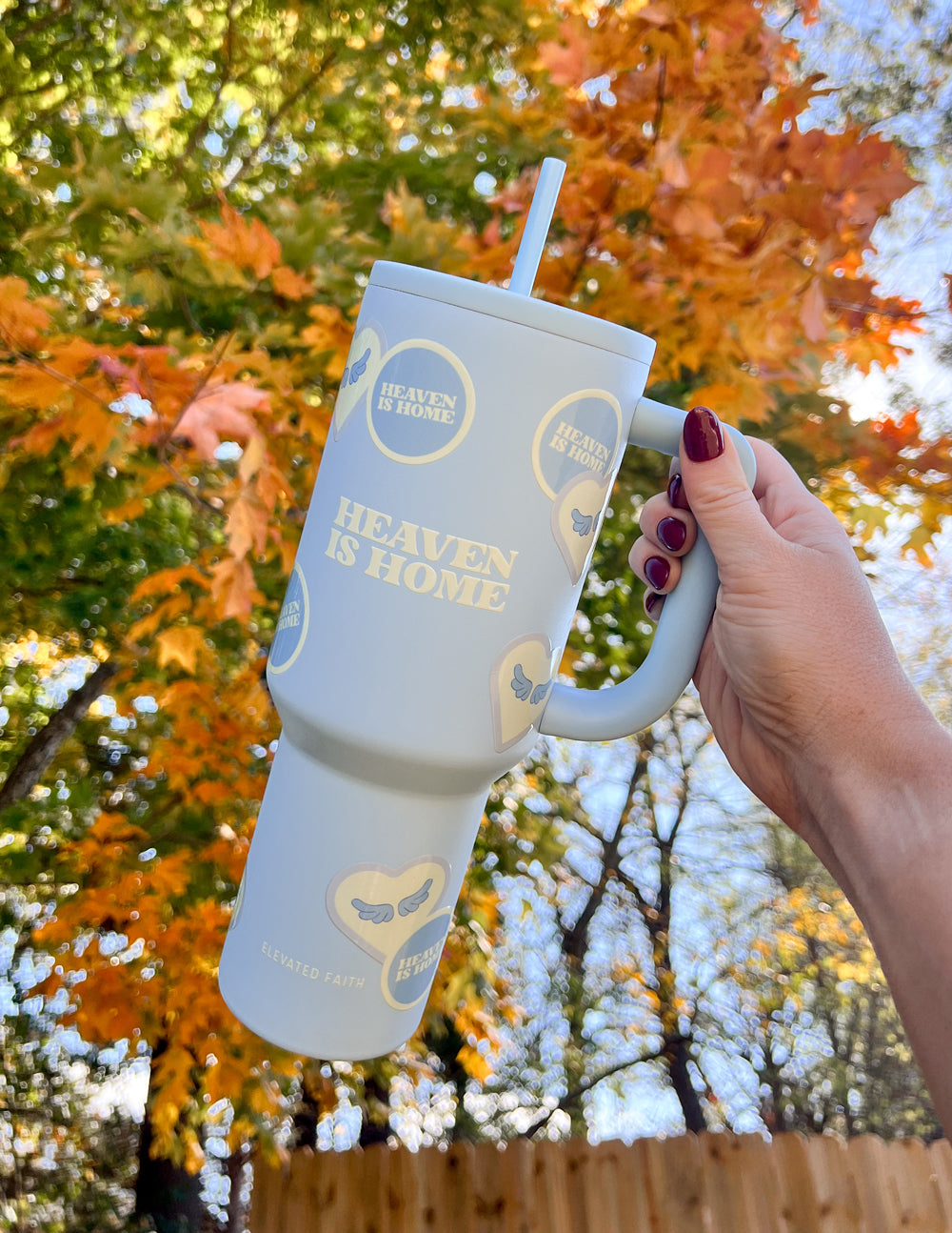 Elevated Faith Heaven Is Home 40 oz Ascend Tumbler - AVBL MRKT (8)