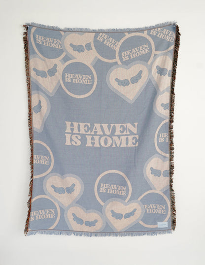 Elevated Faith Heaven Is Home Throw Blanket - AVBL MRKT (1)