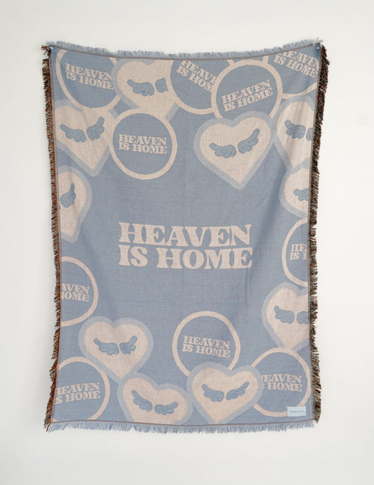 Elevated Faith Heaven Is Home Throw Blanket - AVBL MRKT (1)