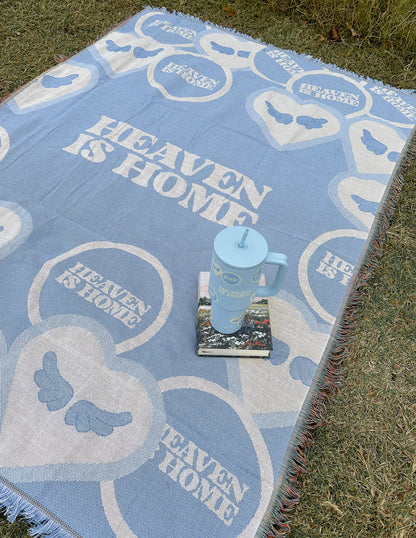 Elevated Faith Heaven Is Home Throw Blanket - AVBL MRKT (6)