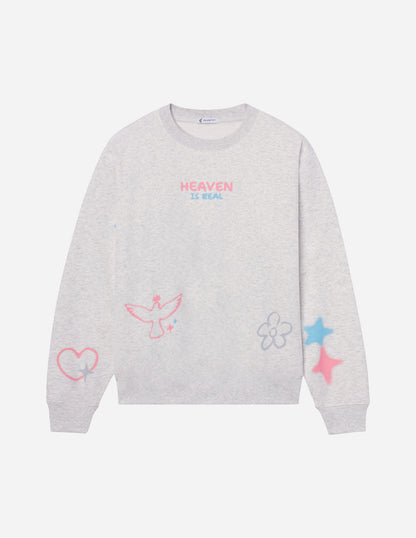 Elevated Faith Heaven Is Real Unisex Crewneck - AVBL MRKT (11)