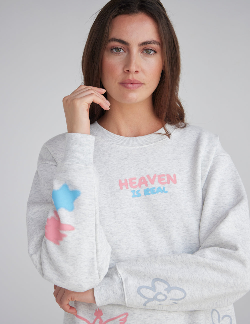 Elevated Faith Heaven Is Real Unisex Crewneck - AVBL MRKT (3)