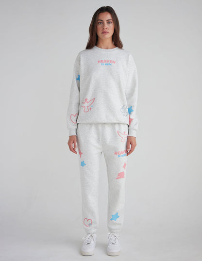 Elevated Faith Heaven Is Real Unisex Crewneck - AVBL MRKT (4)