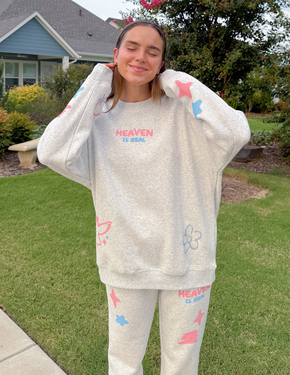 Elevated Faith Heaven Is Real Unisex Crewneck - AVBL MRKT (5)
