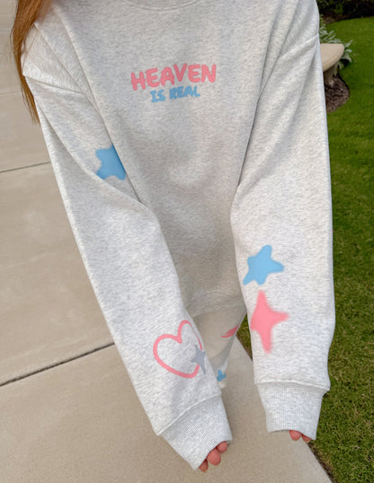 Elevated Faith Heaven Is Real Unisex Crewneck - AVBL MRKT (6)