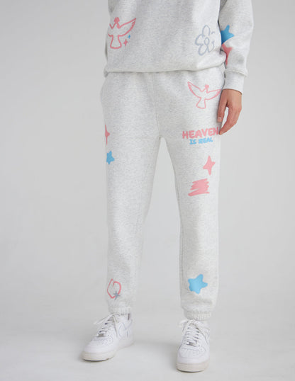 Elevated Faith Heaven Is Real Unisex Sweatpant - AVBL MRKT (1)