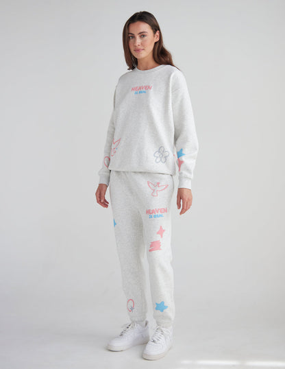 Elevated Faith Heaven Is Real Unisex Sweatpant - AVBL MRKT (2)