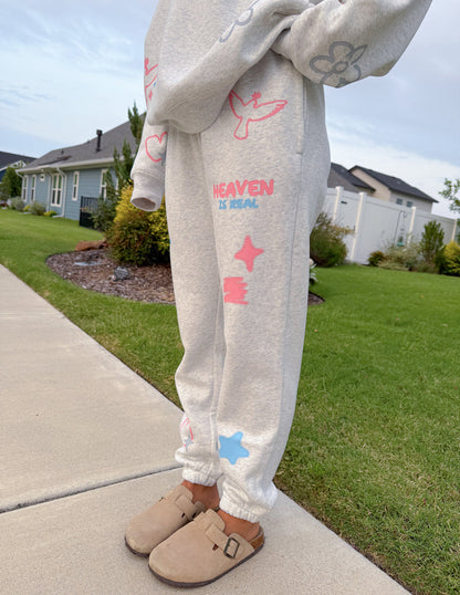 Elevated Faith Heaven Is Real Unisex Sweatpant - AVBL MRKT (6)