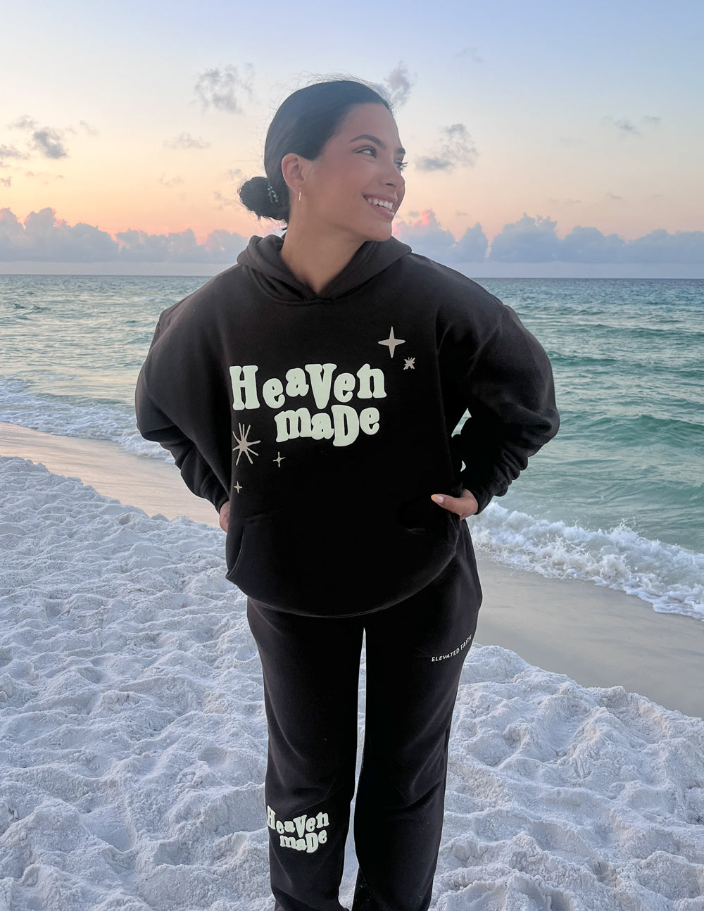 Elevated Faith Heaven Made Unisex Hoodie - AVBL MRKT (3)