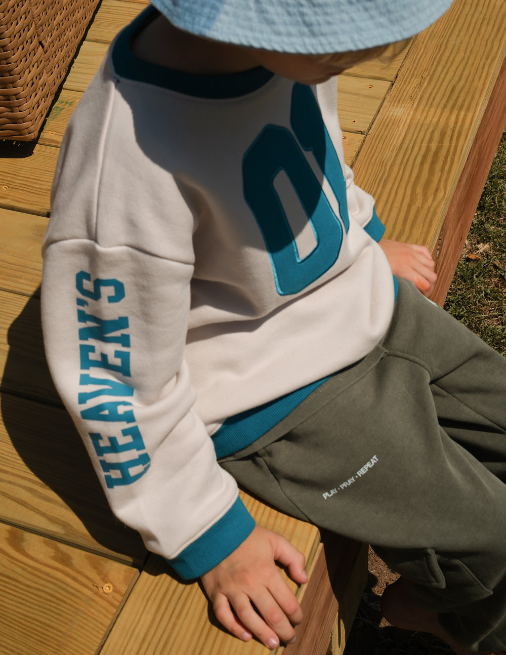 Elevated Faith Heaven's Favorite Kids Crewneck - AVBL MRKT (3)